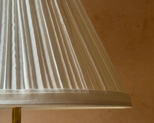 Mushroom Pleat Shade