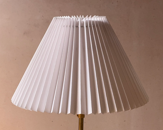 White Knife-Pleat Shade