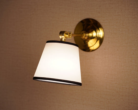 Card Shade with Black Trim - Downlight Fitting