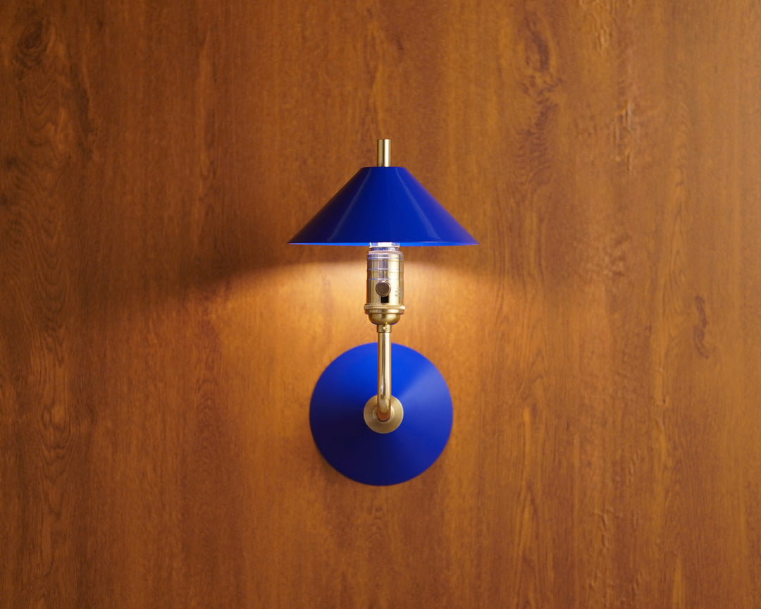 Cobalt Bungalow Sconce