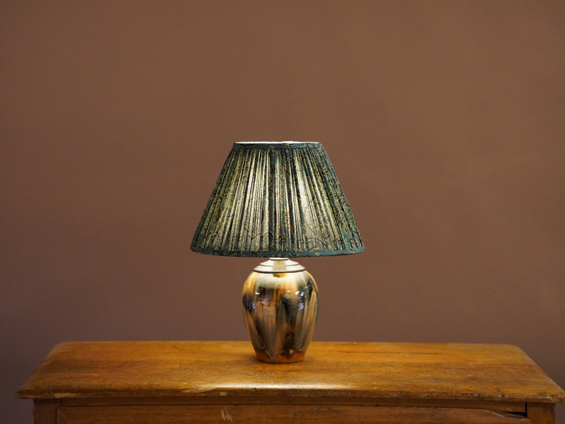 The Brown and Green Block-print One