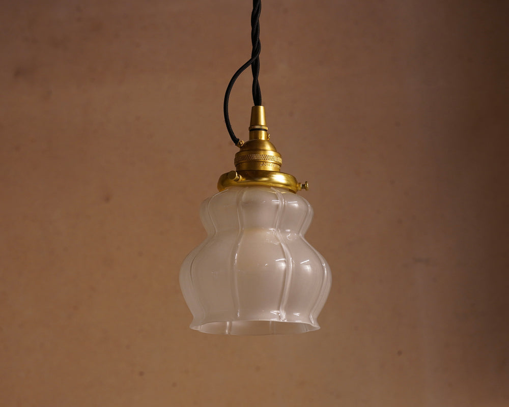 Fluted Hourglass Cord Pendant