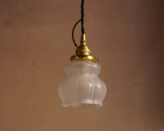 Fluted Hourglass Cord Pendant