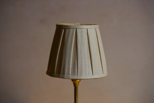 Box-pleat Linen Shade