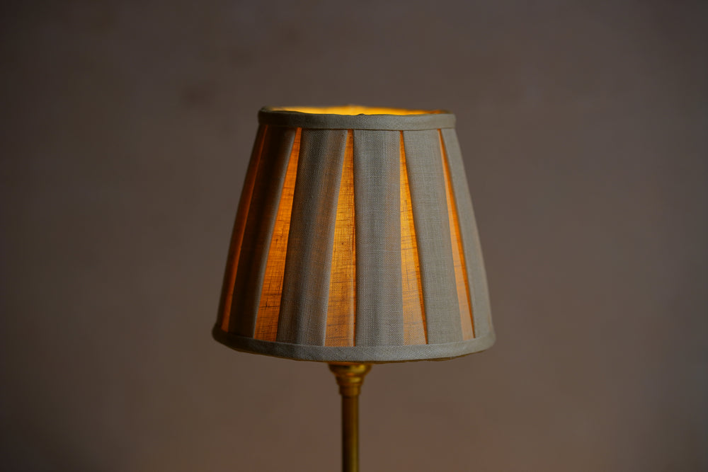 Box-pleat Linen Shade