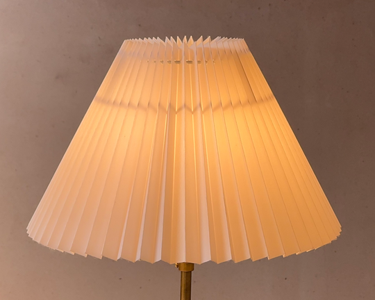 White Knife-Pleat Shade